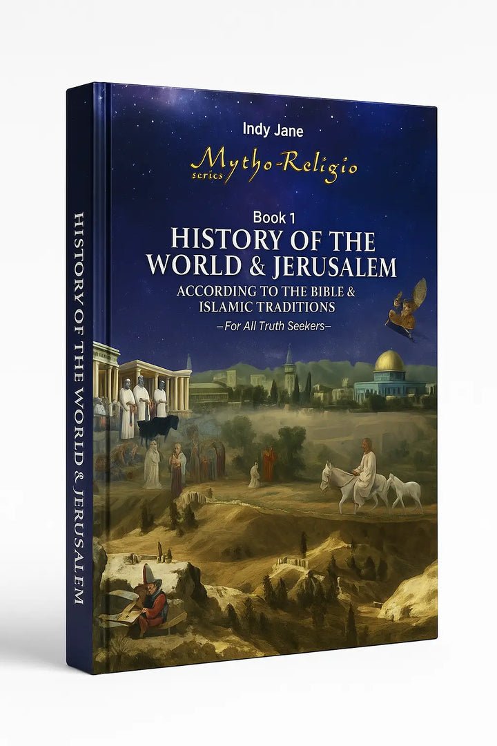 History of The Worlds & Jerusalem — book cover by Indy Jane
