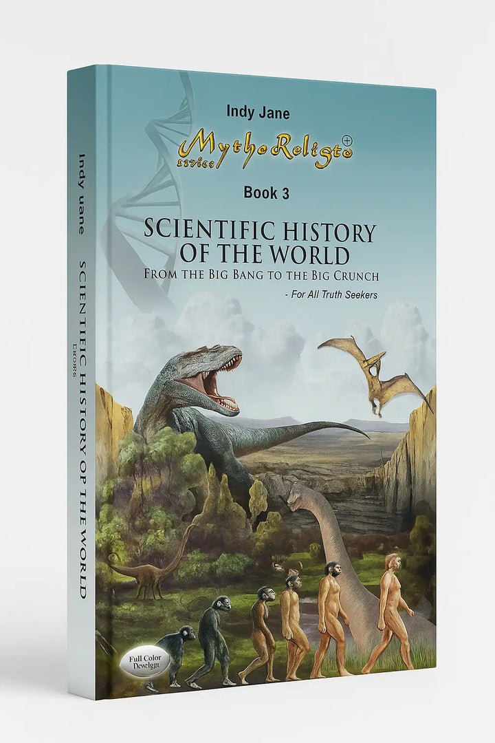 Scientific History of The World — book cover by Indy Jane